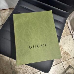 Gucci Olive Green Embossed Box